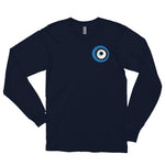 Evil Eye Navy Long sleeve t-shirt