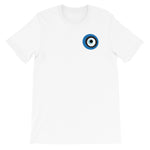 Evil Eye White Short-Sleeve Unisex T-Shirt