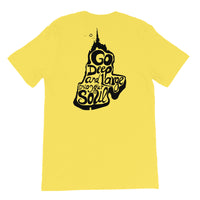 Go Deep and Large Into Your Soul Yellow Short-Sleeve Unisex T-Shirt