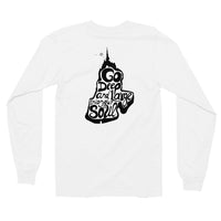 Go Deep and Large Into Your Soul White Long sleeve t-shirt