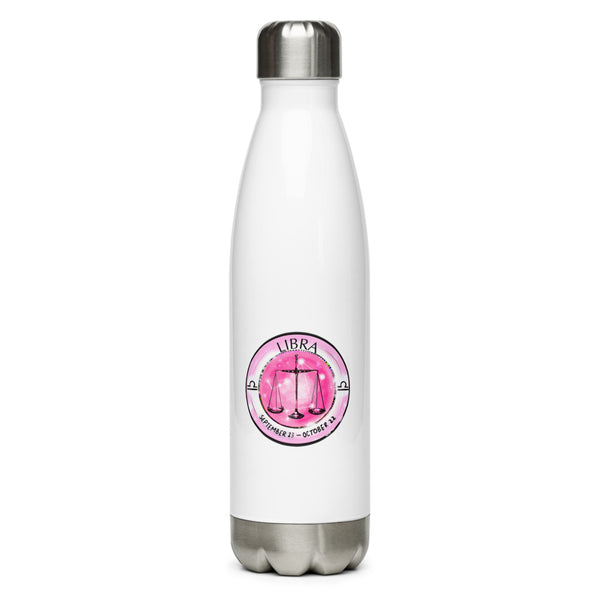 Psychic Astrology Libra Stainless Steel Water Bottle